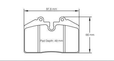 Pagid Racing Brake Pads No. 1203